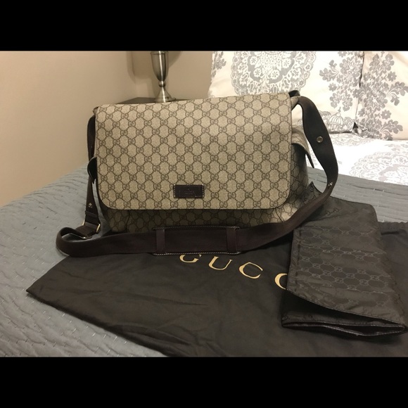 Gucci Handbags - Authentic Gucci Messenger Diaper Bag